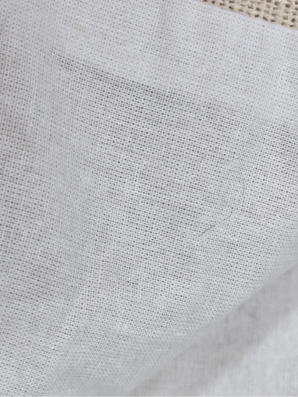 NWT QUINCE Set Of 2 48x84 Cotton Slub Curtains Natural 0720